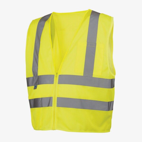 Rugged Blue ANSI Class 2 Economy Safety Vest - Image 4